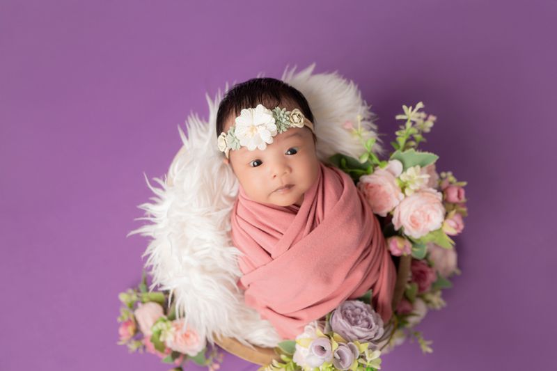 Bouquet naissance bébé Interflora fleurs douces